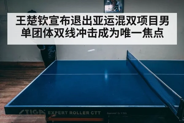 王楚钦宣布退出亚运混双项目男单团体双线冲击成为唯一焦点